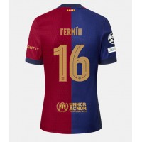 Barcelona Fermin Lopez #16 Replica Home Shirt 2024-25 Short Sleeve